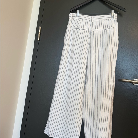 Abercrombie & Fitch 8R (29)NWT Sloane linen blend ultra Wide Leg high waist pant - Picture 9 of 16